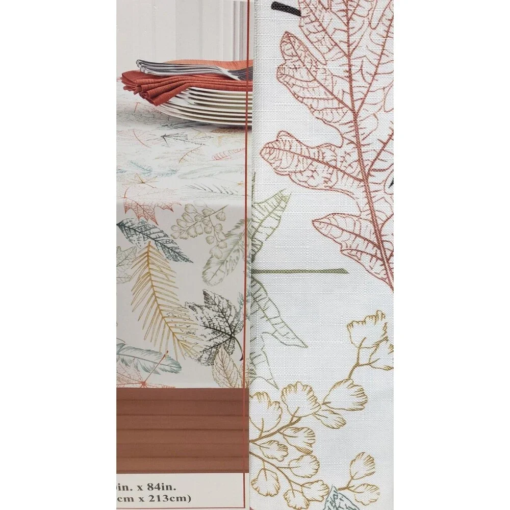 Printed Linen Tablecloth 60
